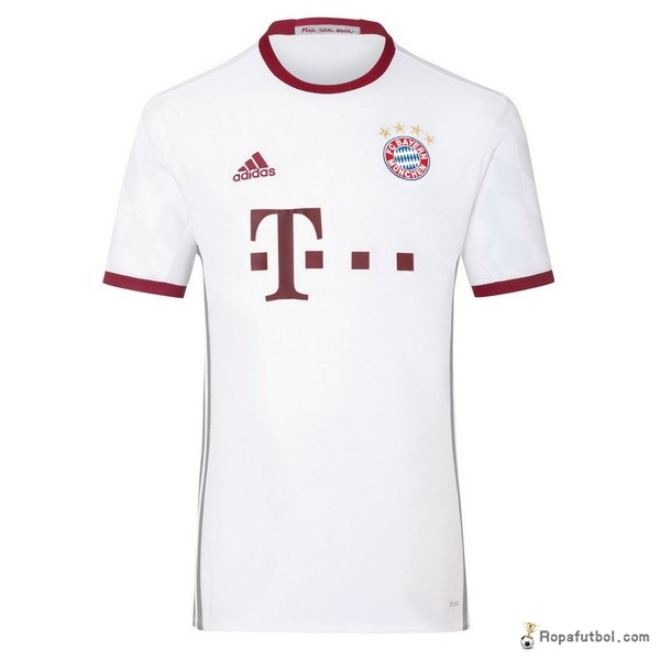 Camiseta Bayern de Múnich Replica Tercera Ropa 2016/17 Blanco